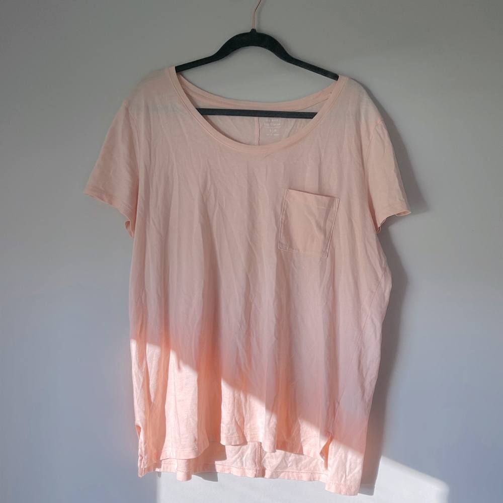Light Weight Orange Old Navy Tee